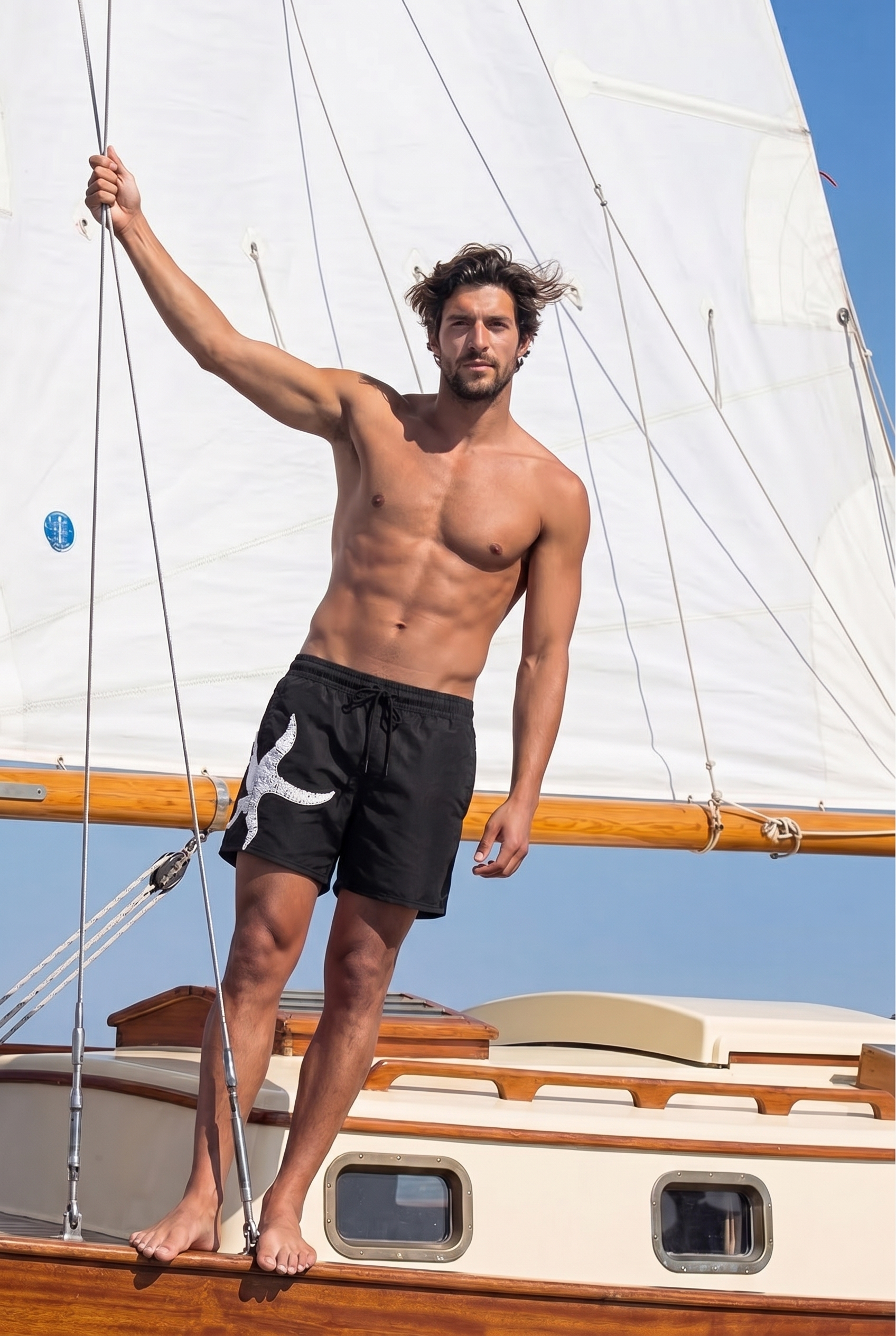 Noir Swim Trunk