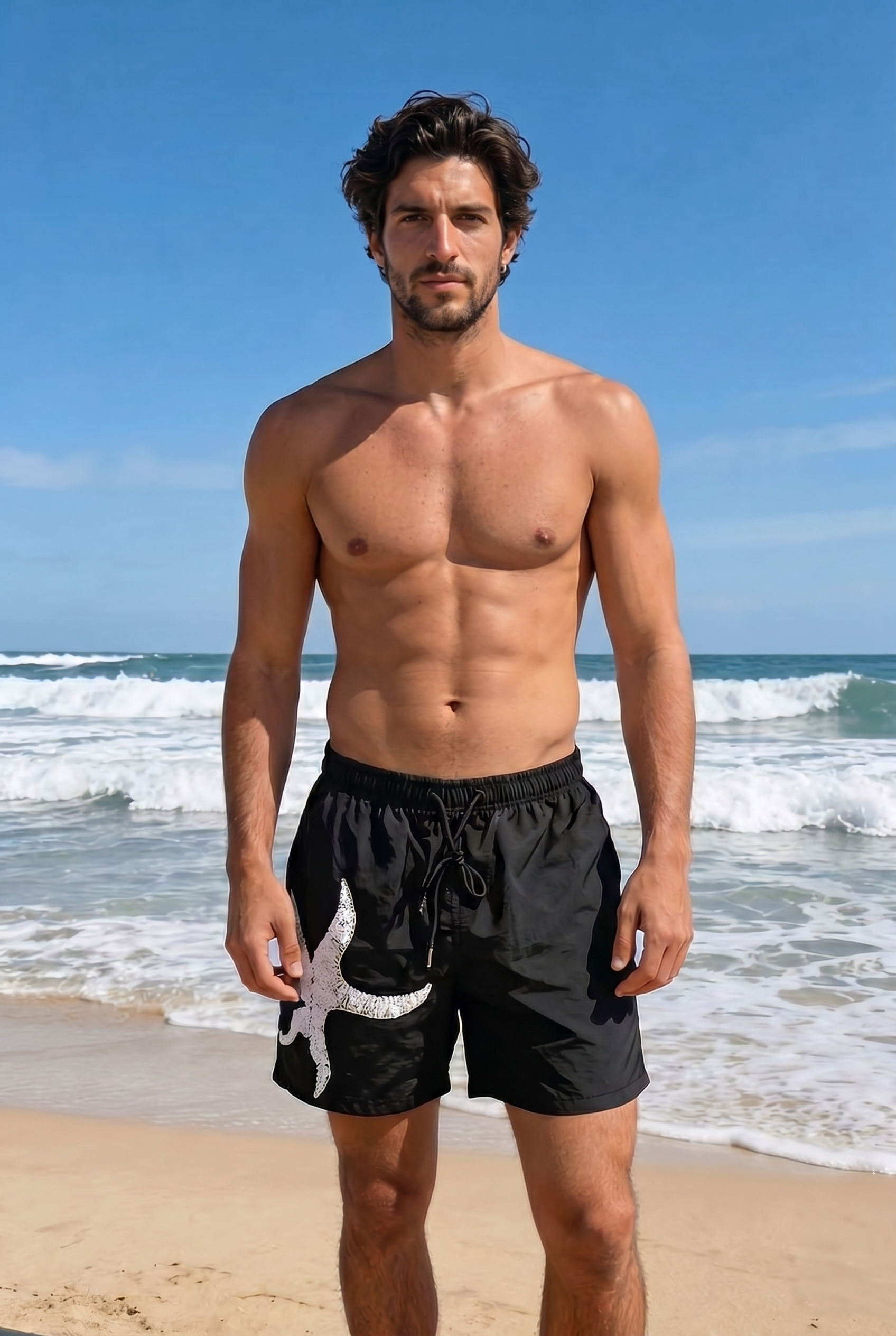 Noir Swim Trunk